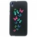TPU1DES626PAPILLONS - Coque souple pour HTC Desire 626 avec impression Motifs papillons colorés