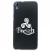 TPU1DES626TRISKEL - Coque souple pour HTC Desire 626 avec impression Motifs Triskel Celte blanc
