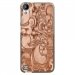 TPU1DES630ARABESQUEBRONZE - Coque souple pour HTC Desire 630 avec impression Motifs arabesque bronze