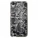 TPU1DES630ARABESQUENOIR - Coque souple pour HTC Desire 630 avec impression Motifs arabesque noir