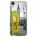 TPU1DES630CABINEUKJAUNE - Coque souple pour HTC Desire 630 avec impression Motifs cabine téléphonique UK jaune