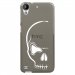 TPU1DES630CRANE - Coque souple pour HTC Desire 630 avec impression Motifs crâne blanc