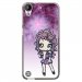 TPU1DES630MANGAVIOLETTA - Coque souple pour HTC Desire 630 avec impression Motifs manga fille violetta