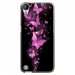 TPU1DES630PAPILLONSFUSHIAS - Coque souple pour HTC Desire 630 avec impression Motifs papillons fushias