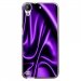 TPU1DES630SOIEMAUVE - Coque souple pour HTC Desire 630 avec impression Motifs soie drapée mauve