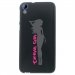TPU1DES820SOSEXY - Coque Souple en gel noir pour HTC Desire 820 avec impression Motifs So Sexy
