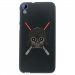 TPU1DESIRE820DARKVA - Coque souple pour HTC Desire 820 avec impression Motifs Dark et sabres lasers