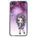 TPU1DESIRE820MANGAVIOLETTA - Coque souple pour HTC Desire 820 avec impression Motifs manga fille violetta