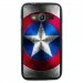 TPU1G318BOUCLIER - Coque Souple en gel pour Samsung Galaxy Trend 2 Lite avec impression bouclier étoilé aux couleurs 