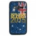 TPU1G318GOLDAUSTRALIE - Coque Souple en gel pour Samsung Galaxy Trend 2 Lite avec impression logo rugby doré et drapeau de 