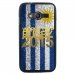TPU1G318GOLDURUGUAY - Coque Souple en gel pour Samsung Galaxy Trend 2 Lite avec impression logo rugby doré et drapeau de 