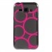 TPU1GALJ1RONDSFUSHIAS - Coque souple pour Samsung Galaxy J1 SM-J100F avec impression Motifs ronds fushias