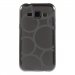 TPU1GALJ1RONDSGRIS - Coque souple pour Samsung Galaxy J1 SM-J100F avec impression Motifs ronds gris