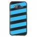 TPU1GALJ5BANDESBLEUES - Coque Souple en gel pour Samsung Galaxy J5 avec impression Motifs bandes bleues