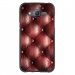 TPU1GALJ5CAPITON - Coque Souple en gel pour Samsung Galaxy J5 avec impression Motifs effet capitonné bordeau
