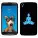 TPU1IDOL355BOUDDHABLEU - Coque Souple en gel pour Alcatel Idol 3 5,5 avec impression Motifs bouddha bleu