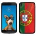 TPU1IDOL355DRAPPORTUGAL - Coque Souple en gel pour Alcatel Idol 3 5,5 avec impression Motifs drapeau du Portugal