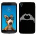 TPU1IDOL355MAINCOEUR - Coque Souple en gel pour Alcatel Idol 3 5,5 avec impression Motifs mains en forme de coeur