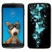 TPU1IDOL355PAPILLONSBLEUS - Coque Souple en gel pour Alcatel Idol 3 5,5 avec impression Motifs papillons bleus