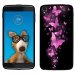 TPU1IDOL355PAPILLONSFUSHIAS - Coque Souple en gel pour Alcatel Idol 3 5,5 avec impression Motifs papillons fushias