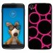 TPU1IDOL355RONDSFUSHIAS - Coque Souple en gel pour Alcatel Idol 3 5,5 avec impression Motifs ronds fushias
