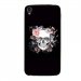 TPU1IDOL355SKULLFLOWER - Coque souple pour Alcatel Idol 3 5 5 avec impression Motifs skull fleuri