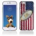 TPU1IPHONE6BALLONUSA - Coque Souple en gel pour Apple iPhone 6 avec impression ballon de rugby et drapeau des États-Unis