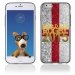 TPU1IPHONE6GOLDANGLETERRE - Coque Souple en gel pour Apple iPhone 6 avec impression logo rugby doré et drapeau de l'Angleterre