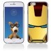 TPU1IPHONE6IRONMASQUE - Coque Souple en gel pour Apple iPhone 6 avec impression masque Iron