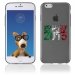 TPU1IPHONE6WCRITALIE - Coque Souple en gel pour Apple iPhone 6 avec impression Italie et logo rugby WCR 2015