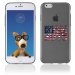TPU1IPHONE6WCRUSA - Coque Souple en gel pour Apple iPhone 6 avec impression États-Unis et logo rugby WCR 2015