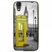 TPU1LBELLO2CABINEUKJAUNE - Coque souple pour LG Bello II avec impression Motifs cabine téléphonique UK jaune