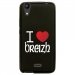 TPU1LBELLO2COEURBREIZH - Coque souple pour LG Bello II avec impression Motifs coeur rouge I Love Breizh