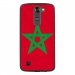 TPU1LGK7DRAPMAROC - Coque souple pour LG K7 avec impression Motifs drapeau du Maroc