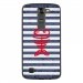 TPU1LGK7POISSON - Coque souple pour LG K7 avec impression Motifs squelette poisson