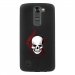 TPU1LGK7SKULLTRIBAL - Coque souple pour LG K7 avec impression Motifs tête de mort sur fond tribal