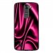 TPU1LGK7SOIEROSE - Coque souple pour LG K7 avec impression Motifs soie drapée rose