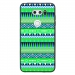 TPU1LGV30AZTEQUEBLEUVER - Coque souple pour LG V30 avec impression Motifs aztèque bleu et vert