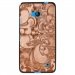 TPU1LUM640ARABESQUEBRONZE - Coque Souple en gel noir pour Microsoft Lumia 640 avec impression Motifs arabesque bronze