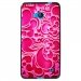 TPU1LUM640ARABESQUEFUSHIA - Coque Souple en gel noir pour Microsoft Lumia 640 avec impression Motifs arabesque fushia