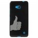 TPU1LUM640MAINPOUCE - Coque souple pour Microsoft Lumia 640 avec impression Motifs pouce levé