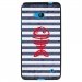 TPU1LUM640POISSON - Coque souple pour Microsoft Lumia 640 avec impression Motifs squelette poisson