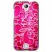 TPU1M320ARABESQUEFUSHIA - Coque souple pour Acer Liquid M320 avec impression Motifs arabesque fushia