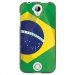 TPU1M320DRAPBRESIL - Coque souple pour Acer Liquid M320 avec impression Motifs drapeau du Brésil