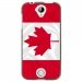 TPU1M320DRAPCANADA - Coque souple pour Acer Liquid M320 avec impression Motifs drapeau du Canada