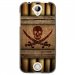 TPU1M320SABREPIRATE - Coque souple pour Acer Liquid M320 avec impression Motifs sabre et tête de mort pirate