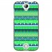 TPU1M330AZTEQUEBLEUVER - Coque souple pour Acer Liquid M330 avec impression Motifs aztèque bleu et vert