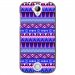 TPU1M330AZTEQUEBLEUVIO - Coque souple pour Acer Liquid M330 avec impression Motifs aztèque bleu et violet