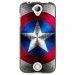 TPU1M330BOUCLIER - Coque souple pour Acer Liquid M330 avec impression Motifs bouclier étoilé aux couleurs de l'Améri