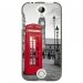 TPU1M330CABINEUK - Coque souple pour Acer Liquid M330 avec impression Motifs cabine téléphonique UK rouge